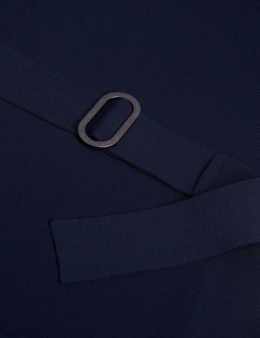 samalee - flippy fåll stickad midiklänning