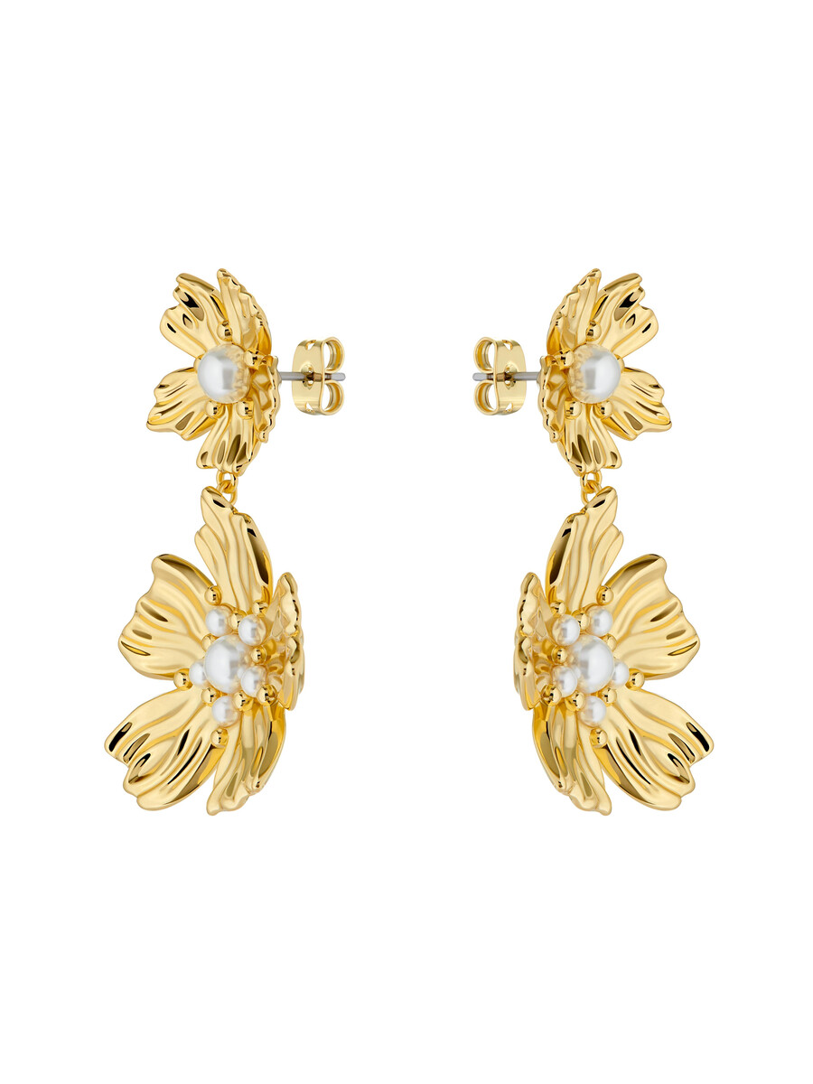 petaria - flower statement drop örhängen