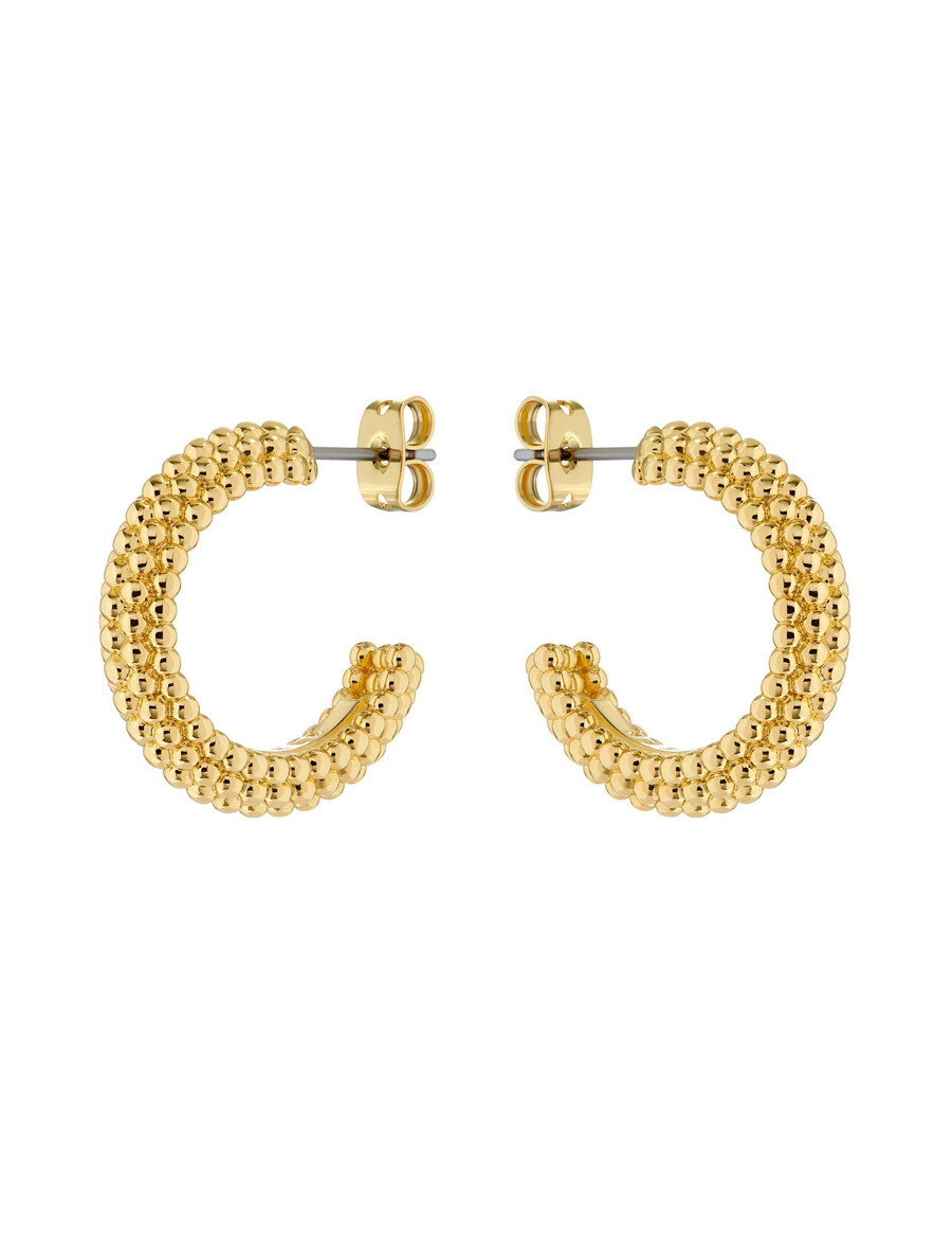 dotetta - dotted texture hoop Örhängen