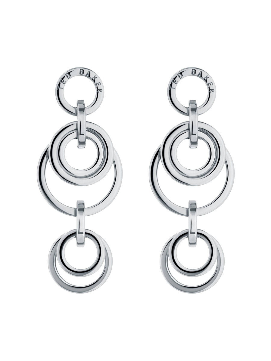 multi hoop drop örhängen