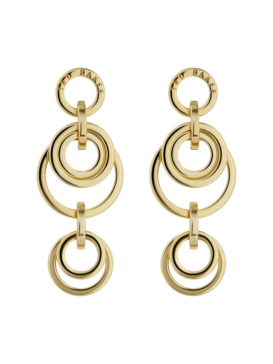 multi hoop drop örhängen