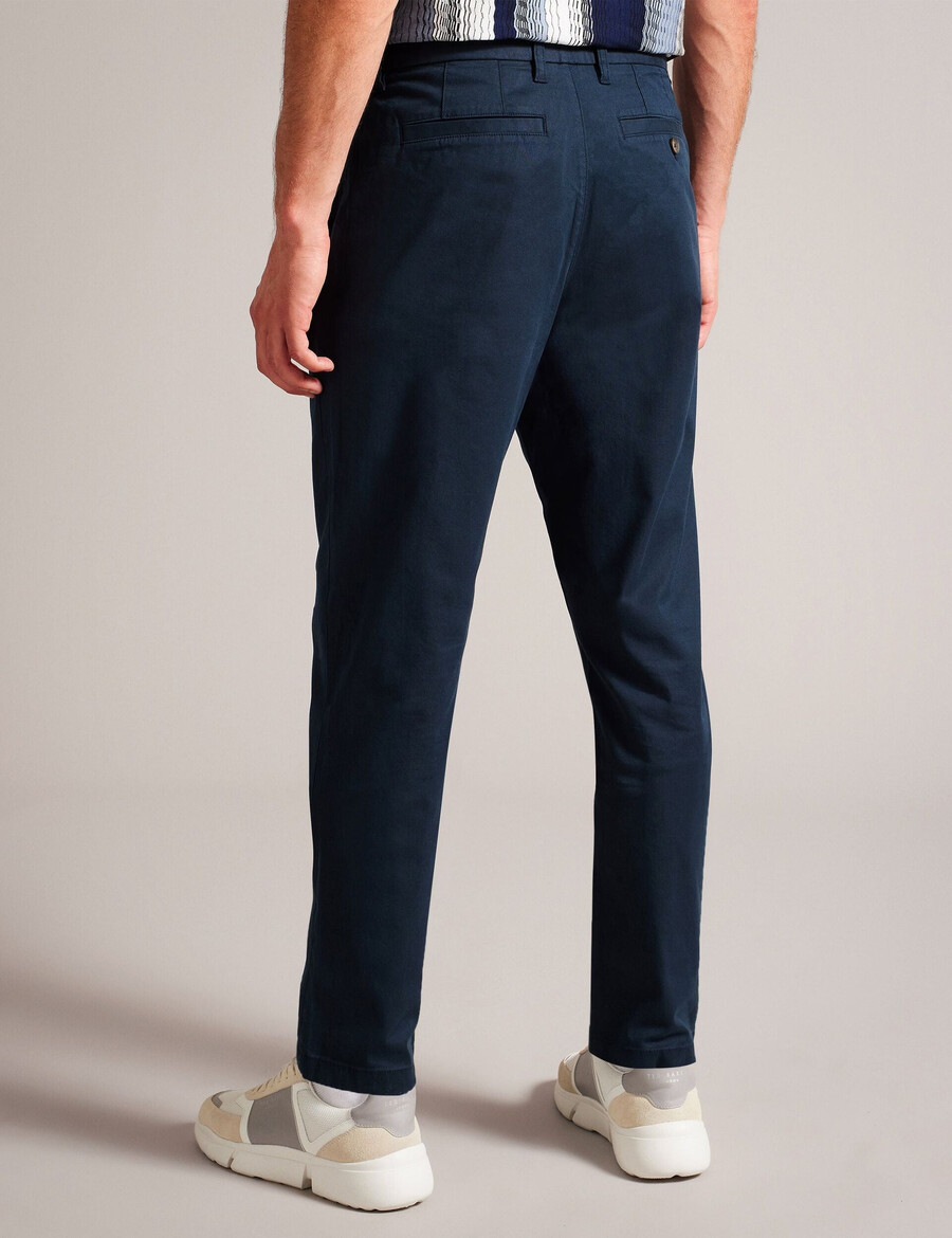 haybrn - regular fit textured chino-byxa