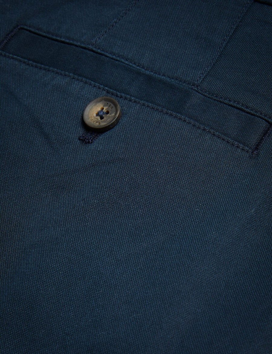 haybrn - regular fit textured chino-byxa