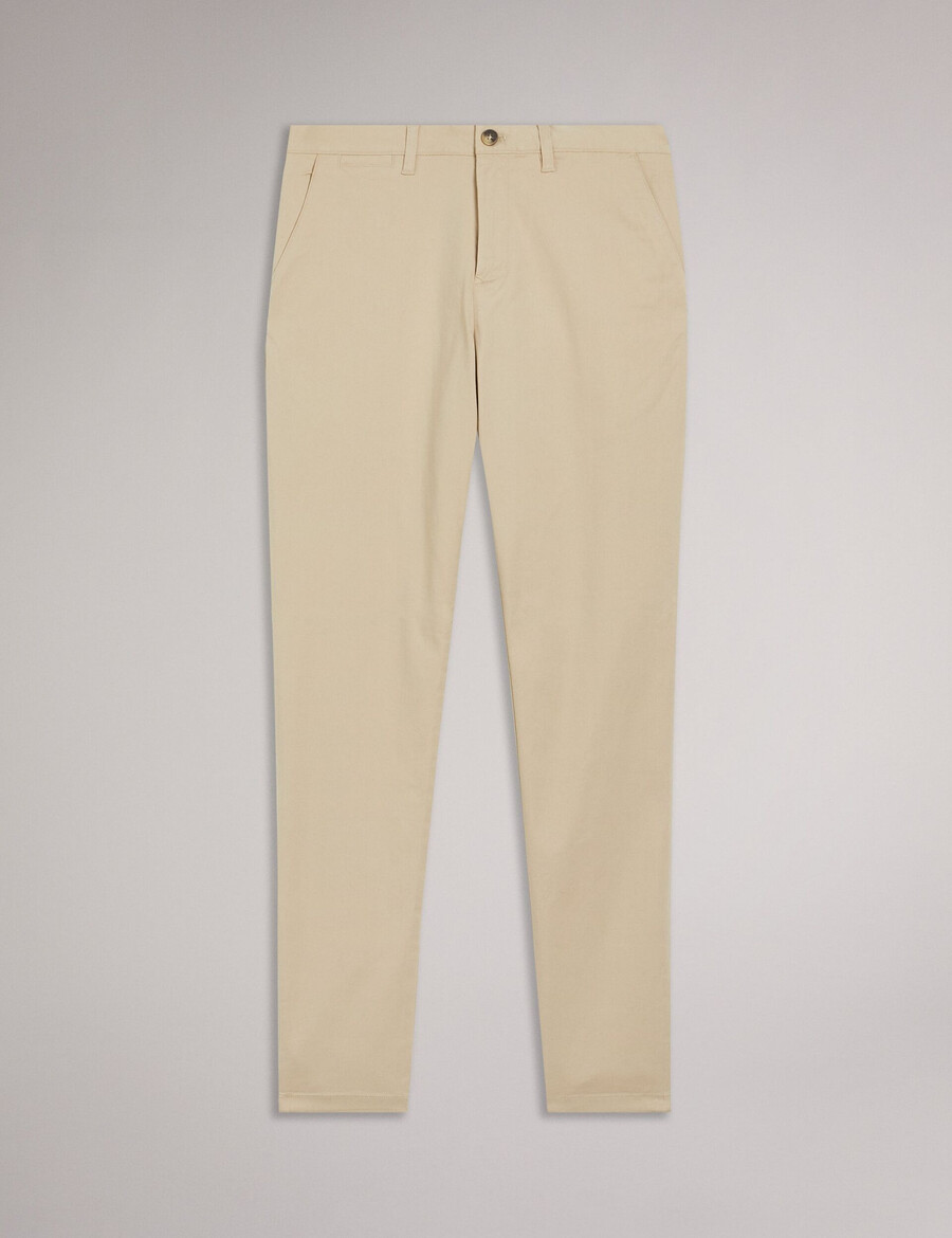 haybrn - regular fit textured chino-byxa
