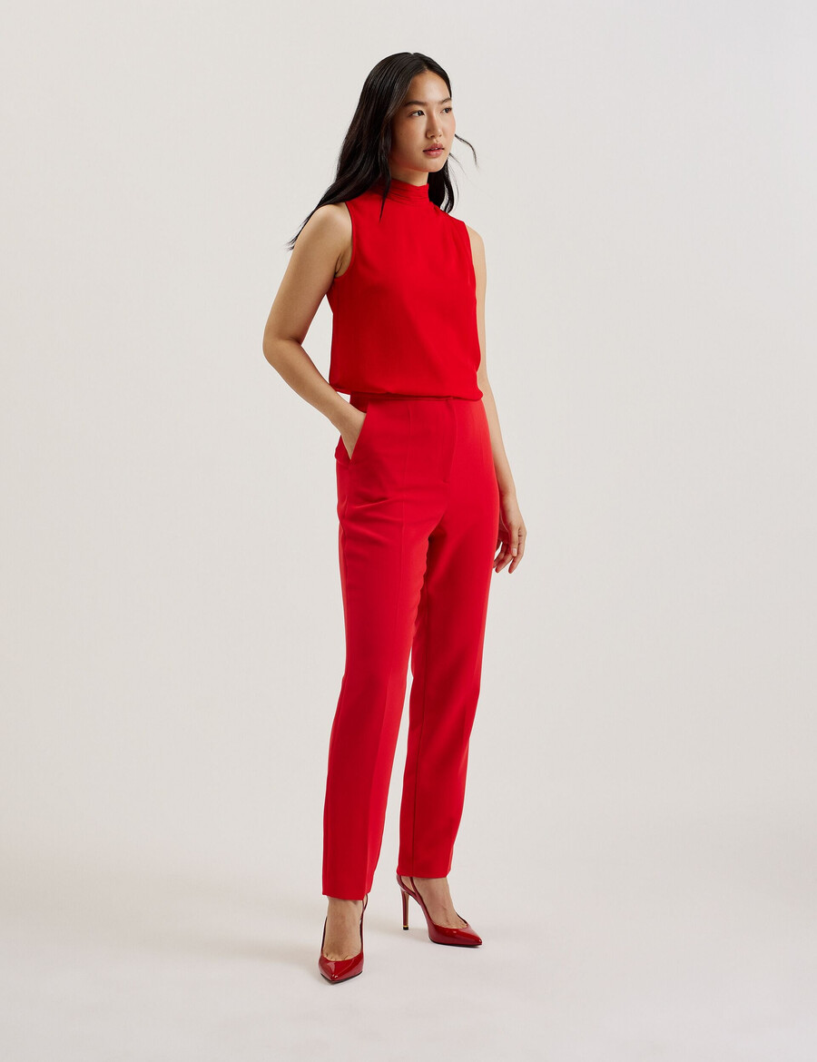 manattl - avsmalnande skräddarsydda byxor med hög midja