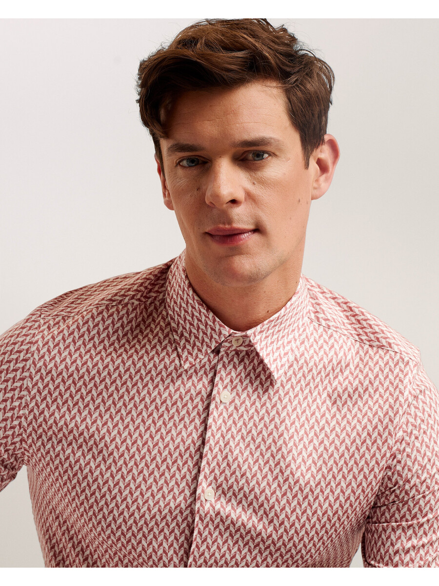 lacesho - kortärmad skjorta med geotryck