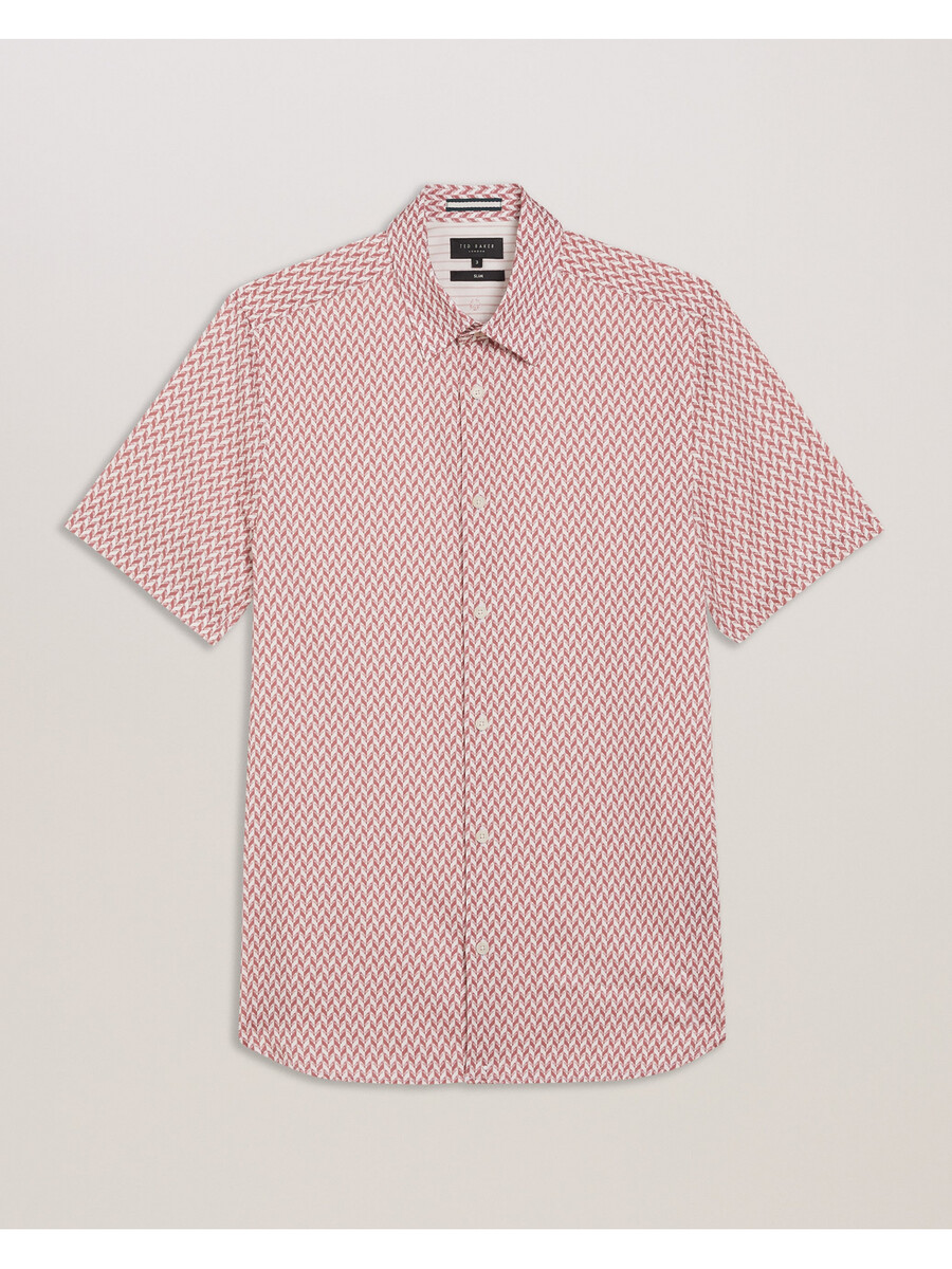 lacesho - kortärmad skjorta med geotryck