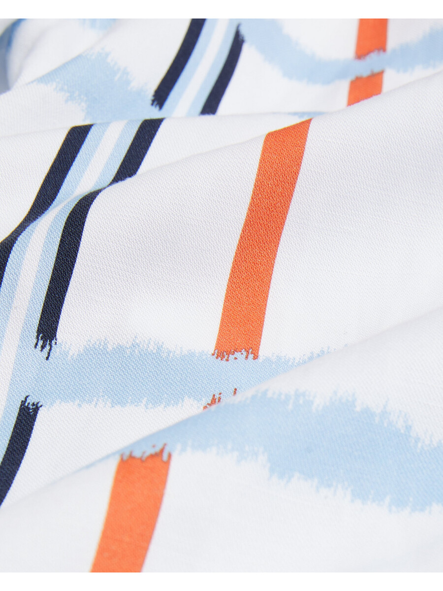 gardon - avslappnad kortärmad skjorta med rutigt tryck