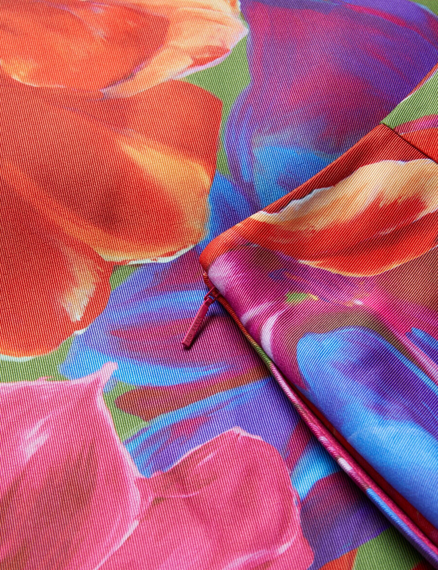 joralee - tryckt omlott midikjol