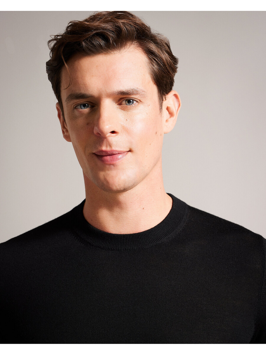 carnby - pure wool crew neck jumper