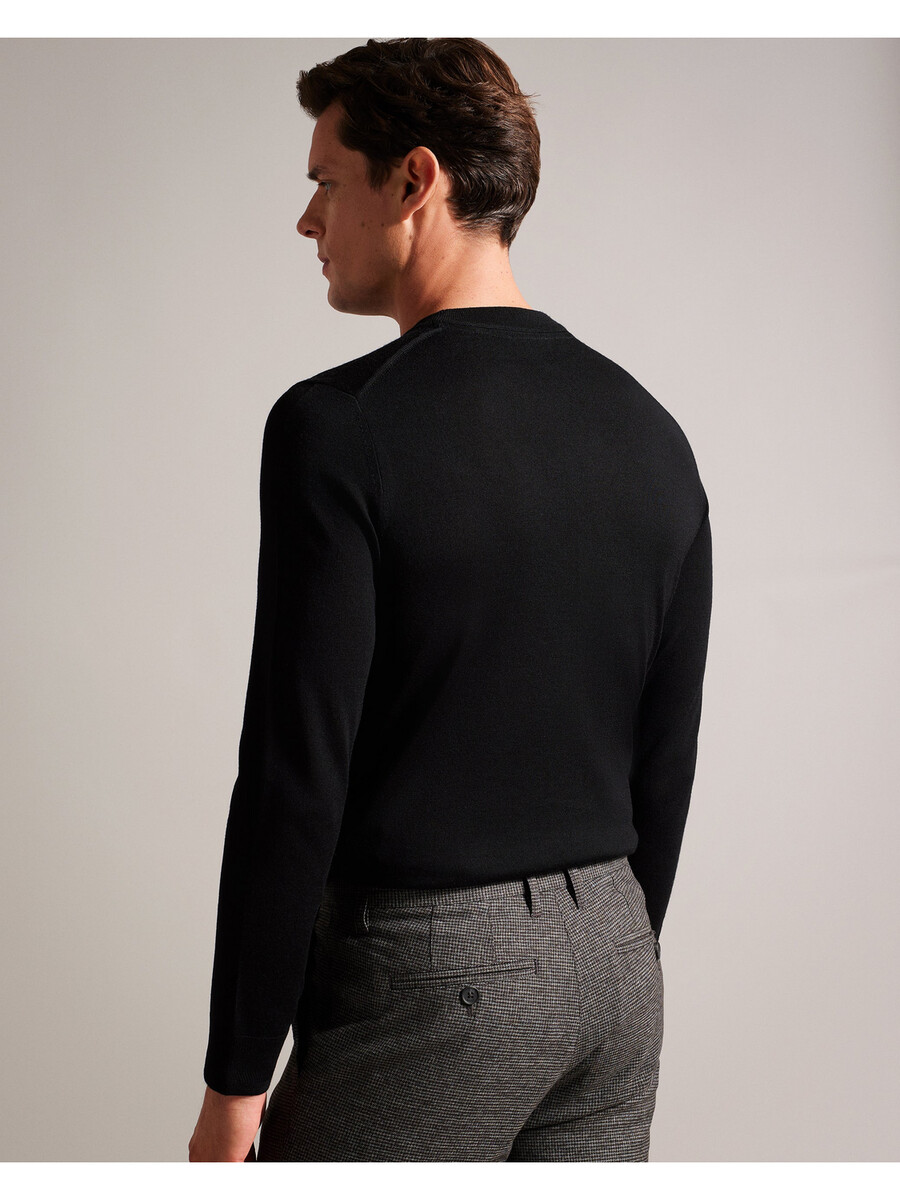 carnby - pure wool crew neck jumper