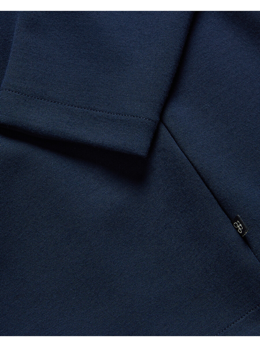 veller - långärmad regular fit half zip