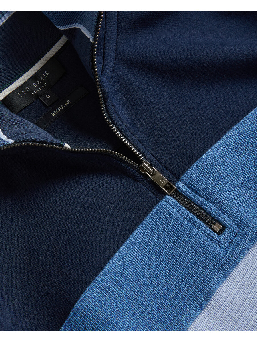 veller - långärmad regular fit half zip