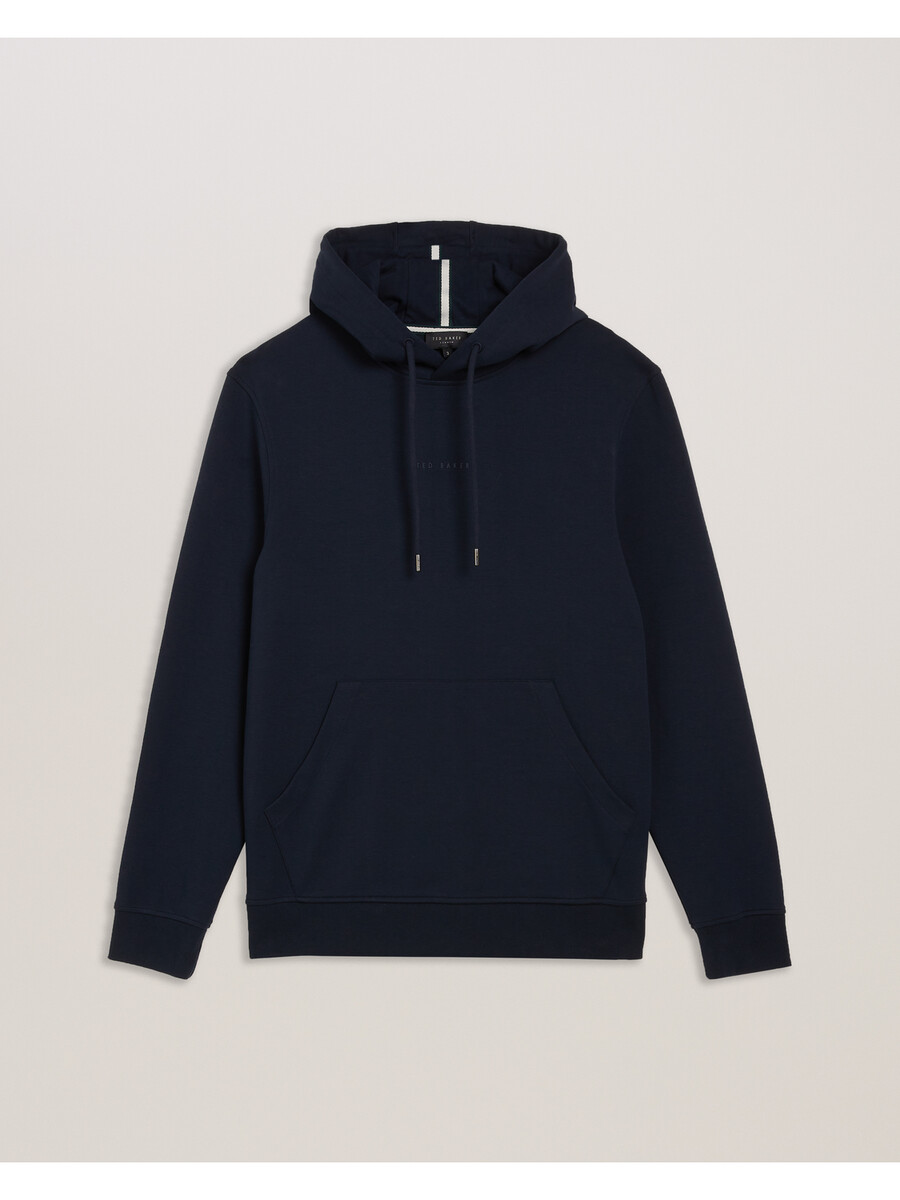 drotow - hoodie i bomullsblandning med logotyp