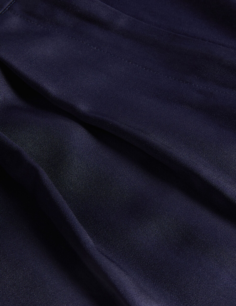 teerut - satin skräddarsydda byxor med bred flodlängd