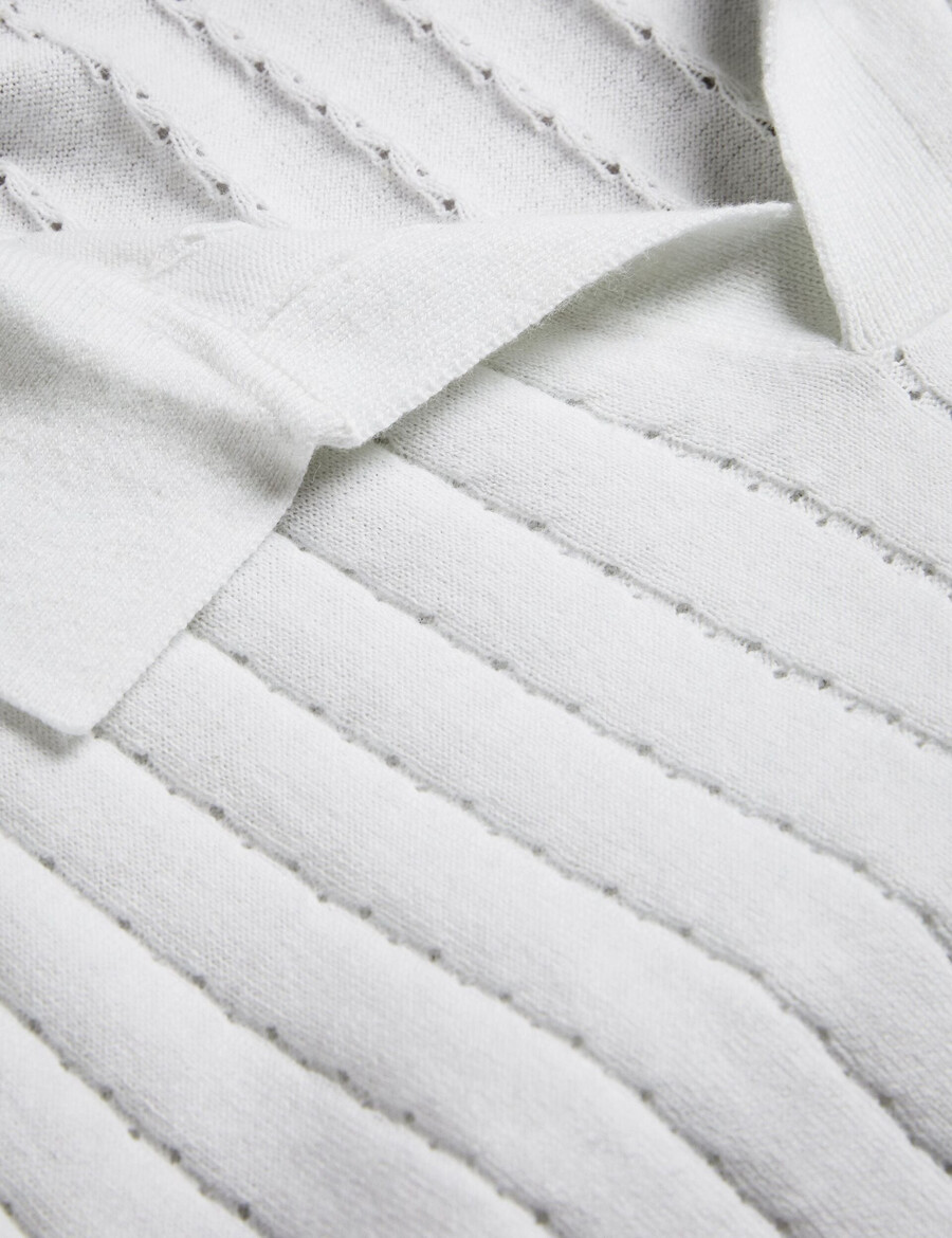 botanik - kortärmad regular open collar polo