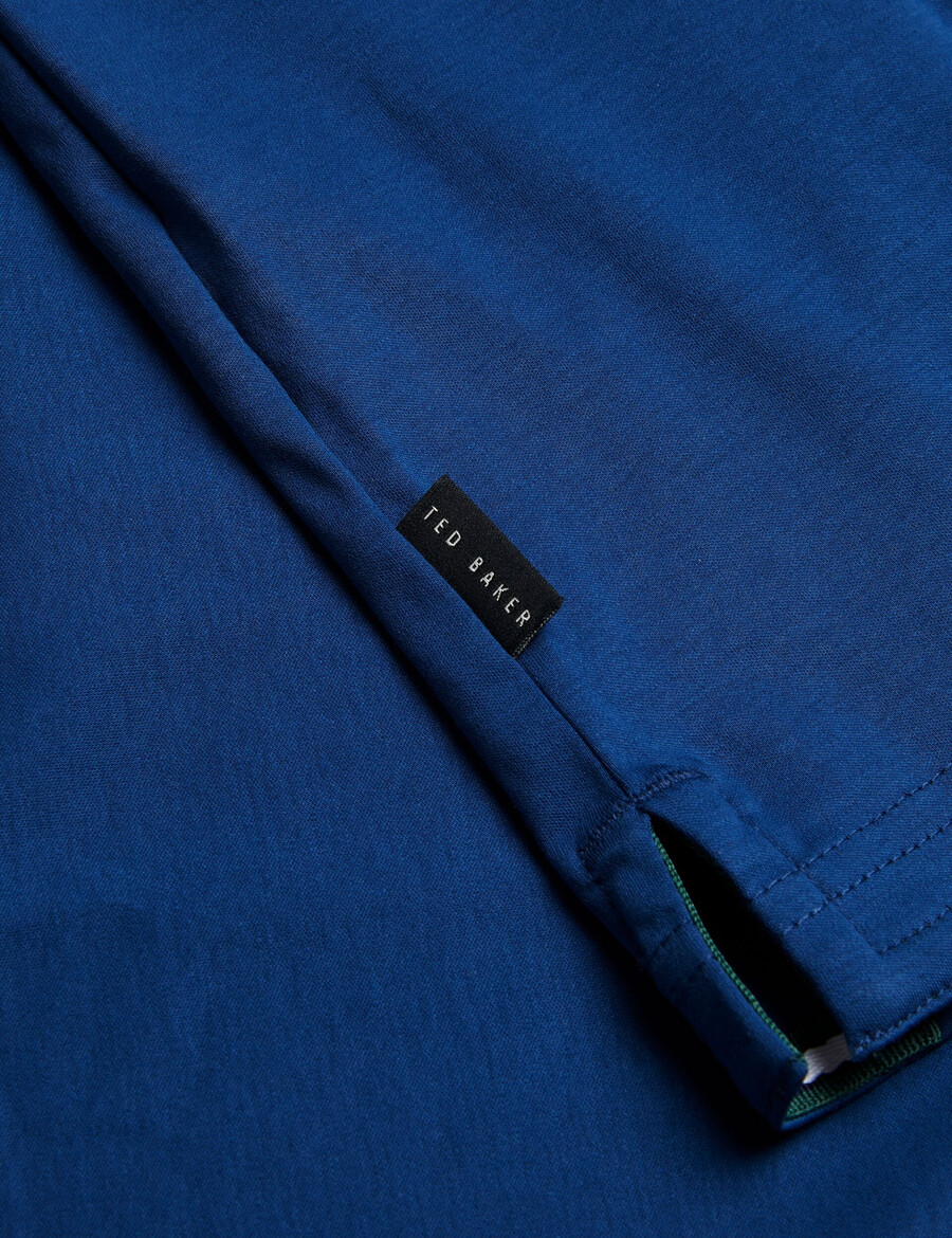 zeiter - slim fit pikétröja i ren bomull