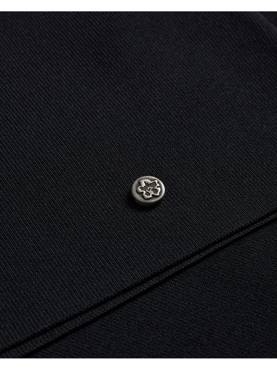 cileste - v-halsad långärmad stickad topp