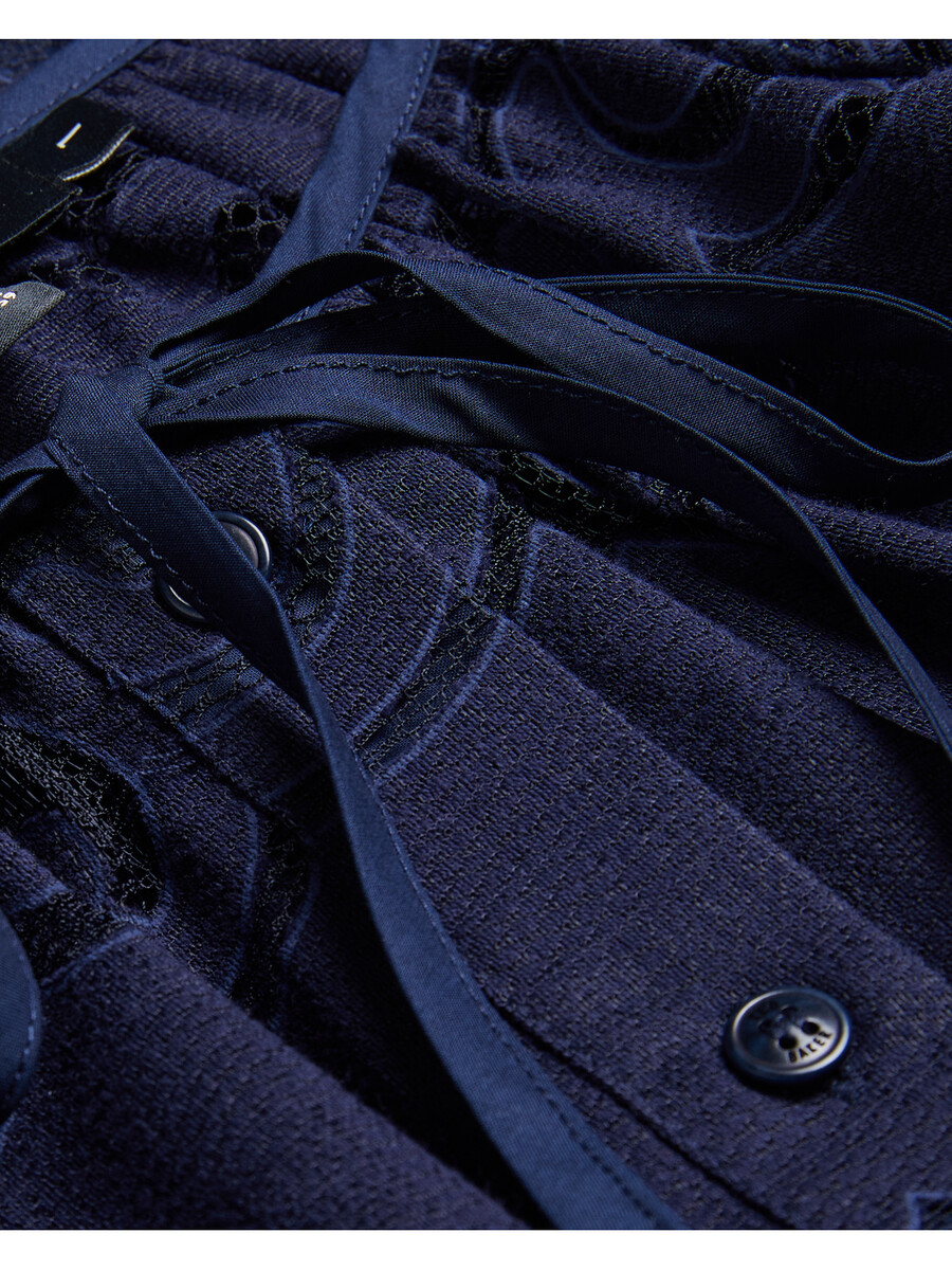 bacina - blus med 34 ballongärm i spets