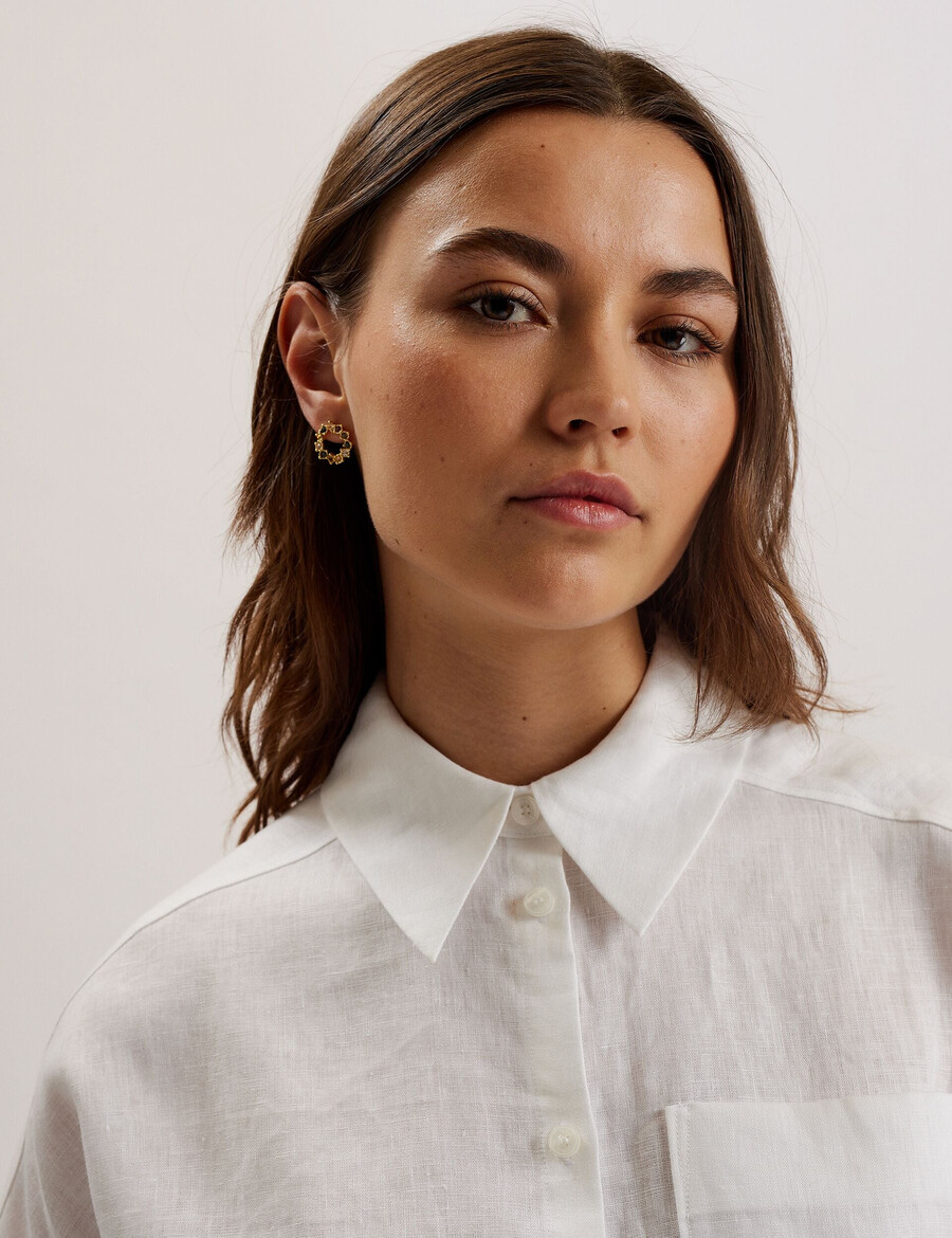 toloca - oversized linneskjorta