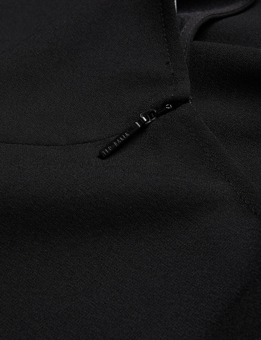 cherika - batwing kortärmad vävd blus